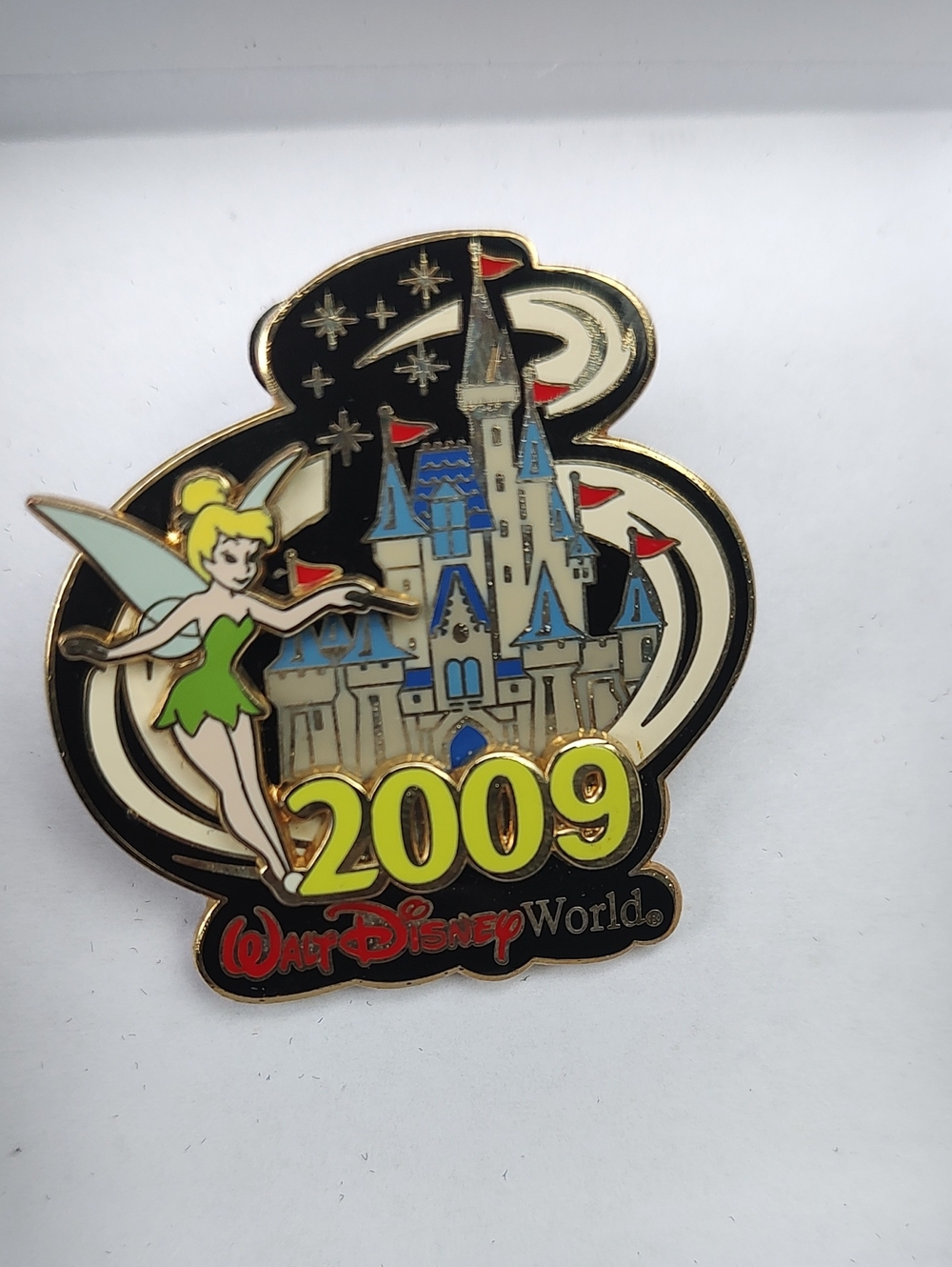 Walt Disney World 2009 Tinker Bell Castle Enamel Wall Pin Decor - Multi